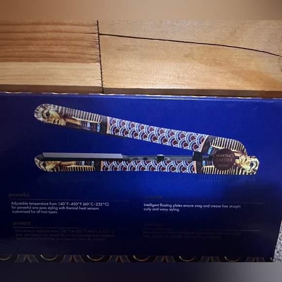 AMIKA MARTINO CARTIER NIB CERAMIC HAIR STRAIGHTENER TOOL - Picture 3 of 6